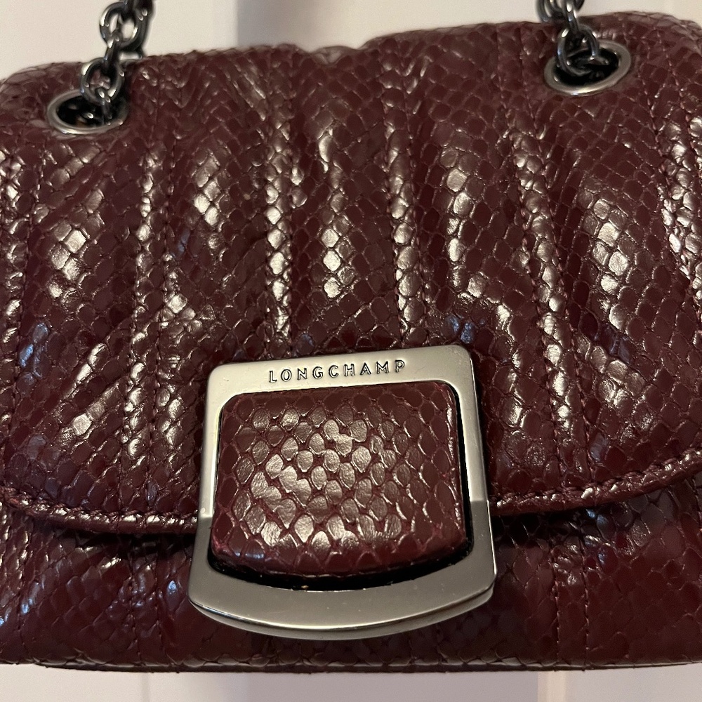 Longchamp Burgundy Crossbody Bag
